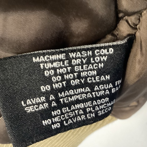 Ecko Unlimited Vtg.? Gold And Brown Quilted Full Zip Bomber / Varsity Jacket 2XL - Picture 11 of 11